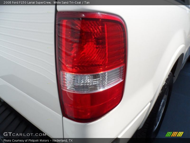 White Sand Tri-Coat / Tan 2008 Ford F150 Lariat SuperCrew