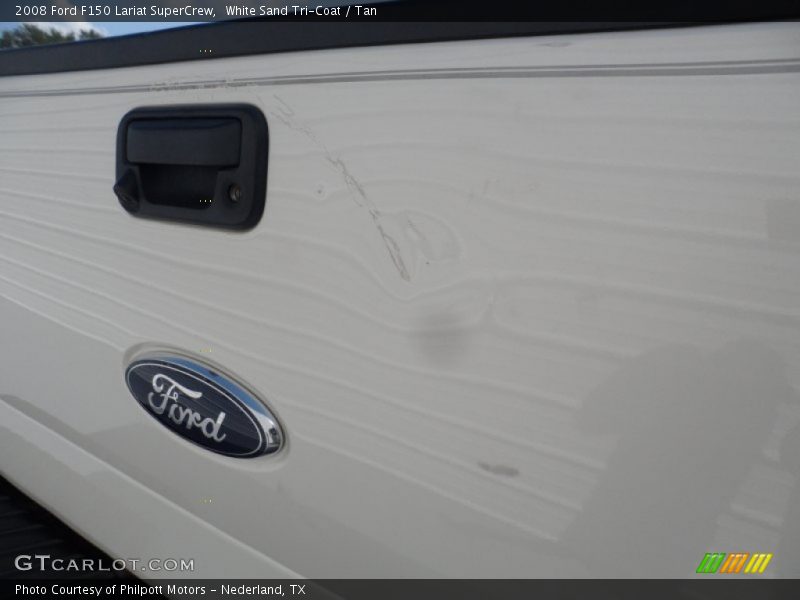 White Sand Tri-Coat / Tan 2008 Ford F150 Lariat SuperCrew