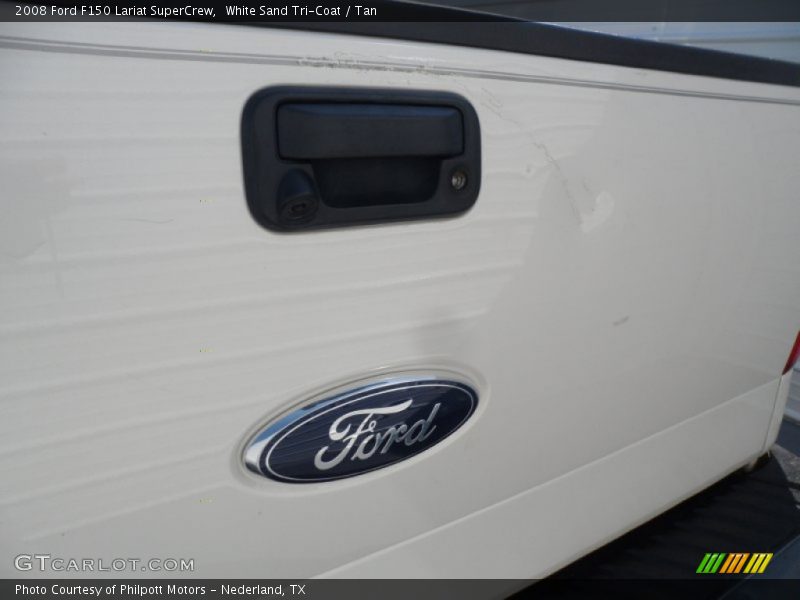 White Sand Tri-Coat / Tan 2008 Ford F150 Lariat SuperCrew
