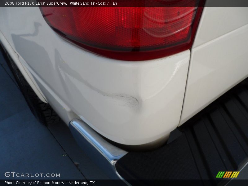 White Sand Tri-Coat / Tan 2008 Ford F150 Lariat SuperCrew