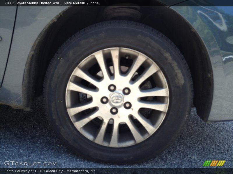 Slate Metallic / Stone 2010 Toyota Sienna Limited AWD