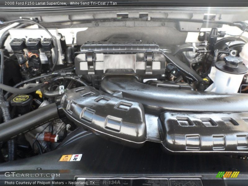 White Sand Tri-Coat / Tan 2008 Ford F150 Lariat SuperCrew