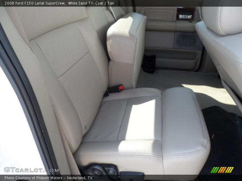 White Sand Tri-Coat / Tan 2008 Ford F150 Lariat SuperCrew