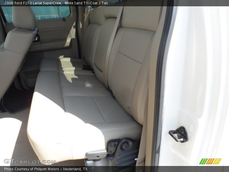 White Sand Tri-Coat / Tan 2008 Ford F150 Lariat SuperCrew