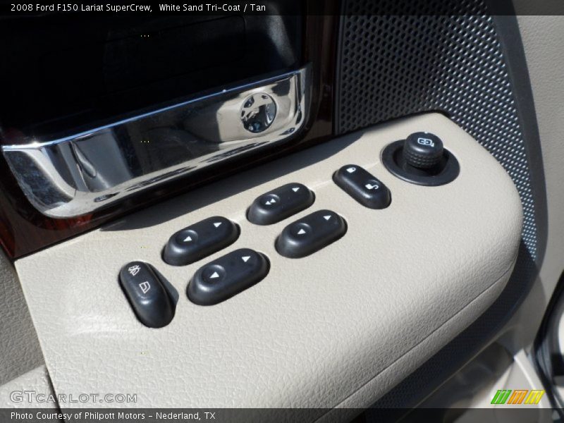 White Sand Tri-Coat / Tan 2008 Ford F150 Lariat SuperCrew