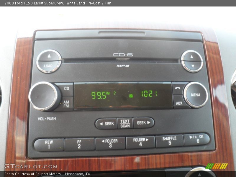 White Sand Tri-Coat / Tan 2008 Ford F150 Lariat SuperCrew
