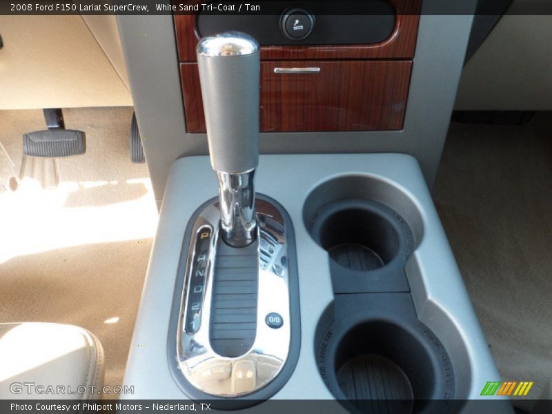 White Sand Tri-Coat / Tan 2008 Ford F150 Lariat SuperCrew