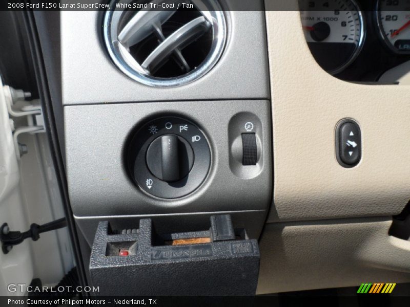 White Sand Tri-Coat / Tan 2008 Ford F150 Lariat SuperCrew