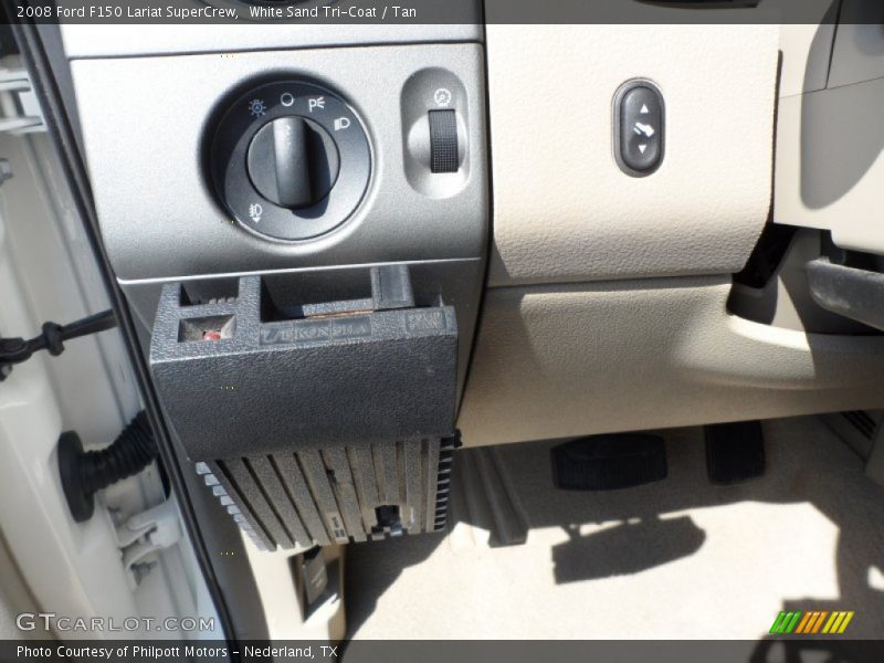 White Sand Tri-Coat / Tan 2008 Ford F150 Lariat SuperCrew
