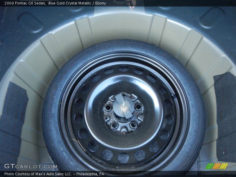 Blue Gold Crystal Metallic / Ebony 2009 Pontiac G6 Sedan