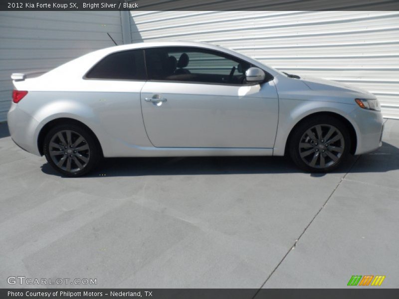 Bright Silver / Black 2012 Kia Forte Koup SX
