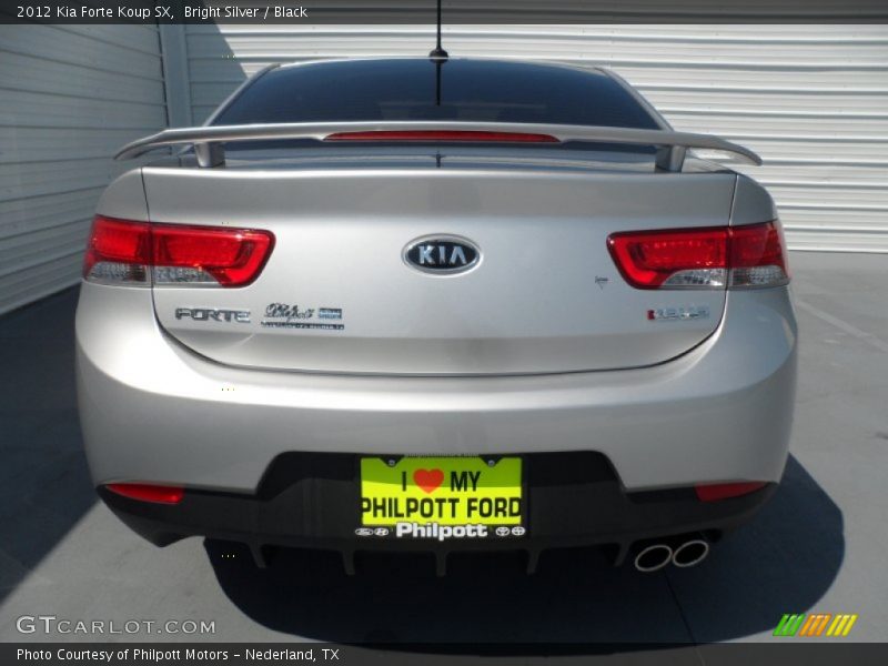 Bright Silver / Black 2012 Kia Forte Koup SX