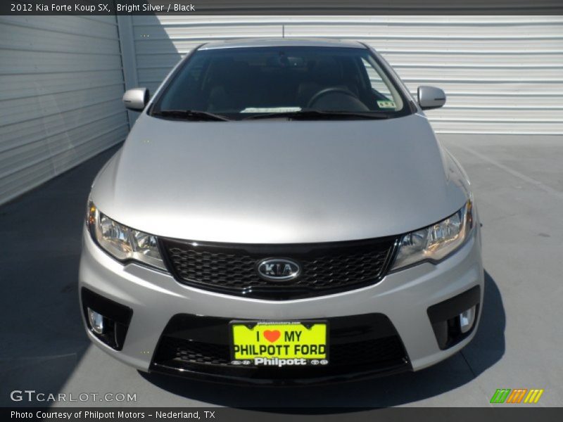 Bright Silver / Black 2012 Kia Forte Koup SX