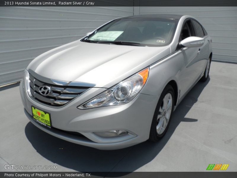 Radiant Silver / Gray 2013 Hyundai Sonata Limited