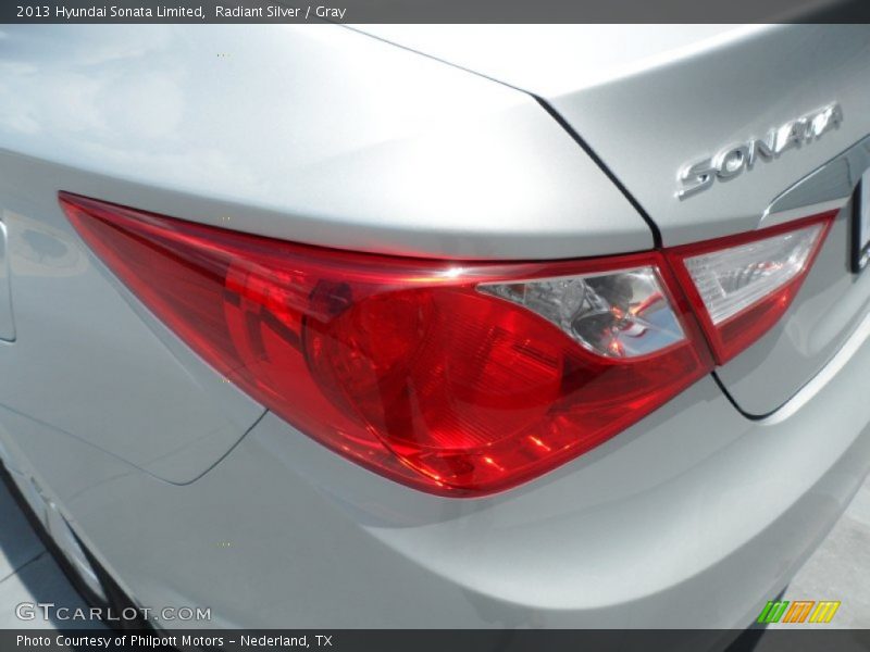 Radiant Silver / Gray 2013 Hyundai Sonata Limited