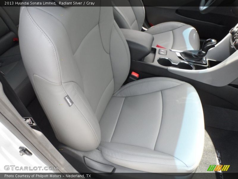 Radiant Silver / Gray 2013 Hyundai Sonata Limited