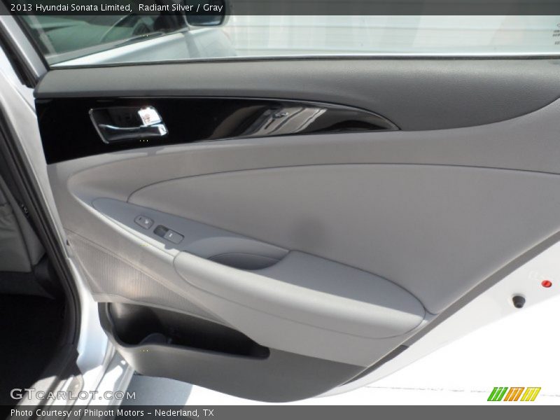 Radiant Silver / Gray 2013 Hyundai Sonata Limited