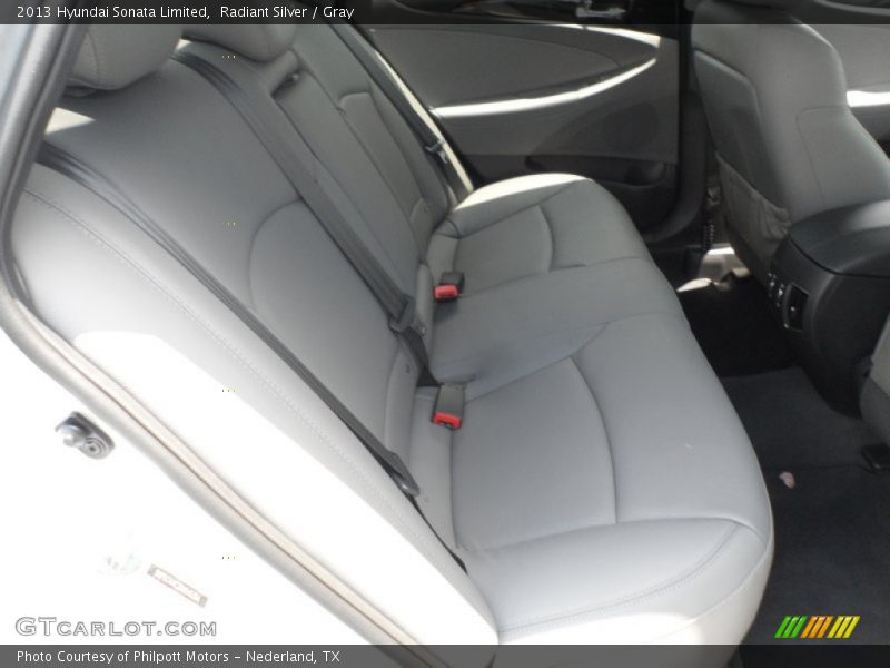 Radiant Silver / Gray 2013 Hyundai Sonata Limited