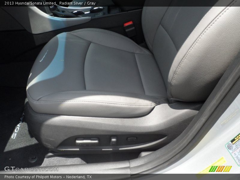 Radiant Silver / Gray 2013 Hyundai Sonata Limited