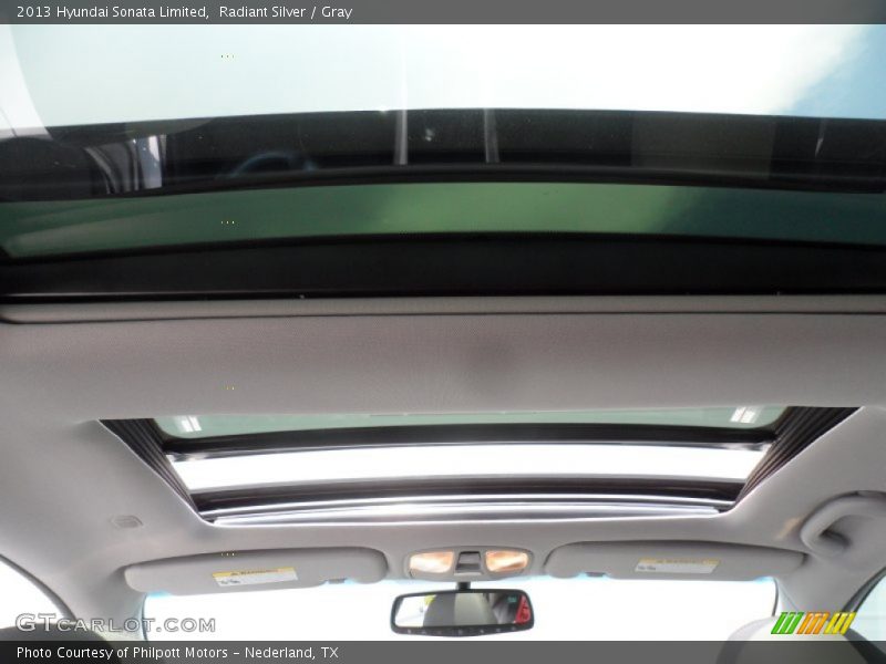Radiant Silver / Gray 2013 Hyundai Sonata Limited