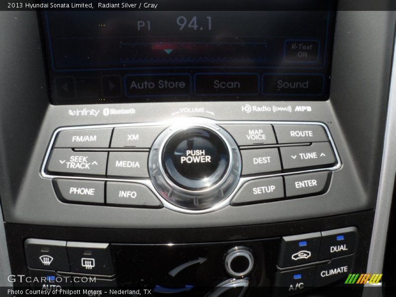 Radiant Silver / Gray 2013 Hyundai Sonata Limited