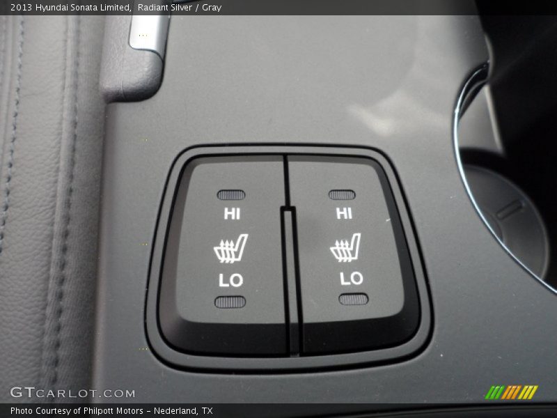 Radiant Silver / Gray 2013 Hyundai Sonata Limited
