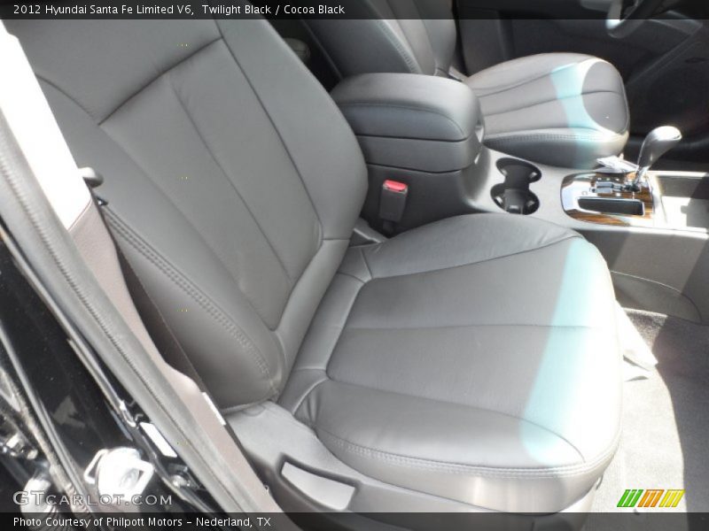 Twilight Black / Cocoa Black 2012 Hyundai Santa Fe Limited V6