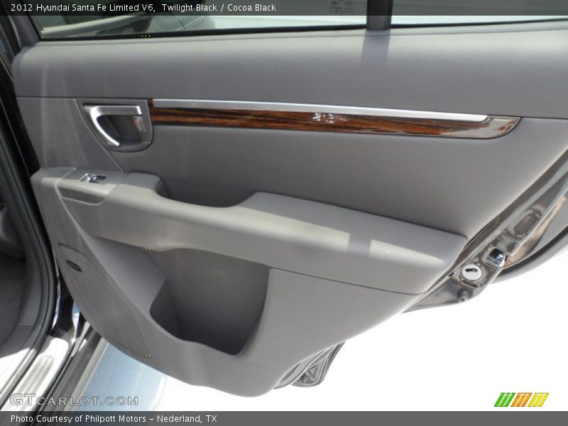 Twilight Black / Cocoa Black 2012 Hyundai Santa Fe Limited V6
