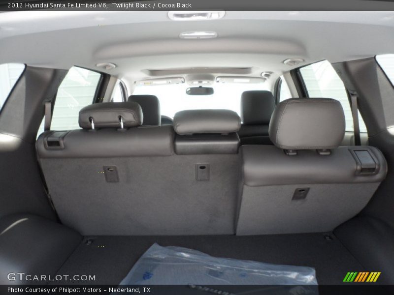 Twilight Black / Cocoa Black 2012 Hyundai Santa Fe Limited V6