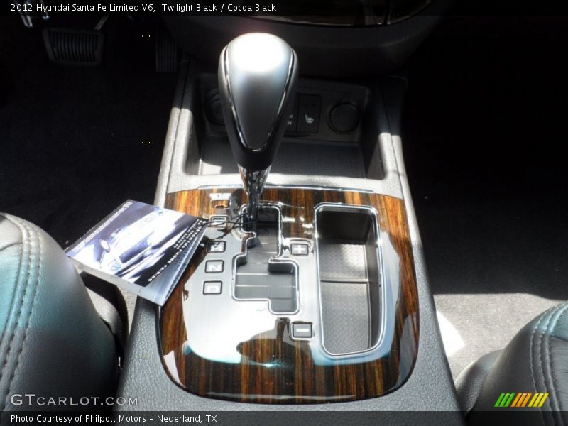 Twilight Black / Cocoa Black 2012 Hyundai Santa Fe Limited V6