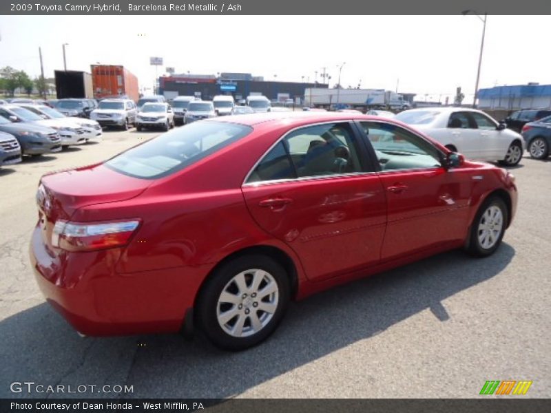 Barcelona Red Metallic / Ash 2009 Toyota Camry Hybrid