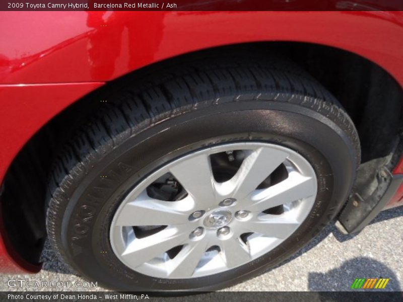 Barcelona Red Metallic / Ash 2009 Toyota Camry Hybrid