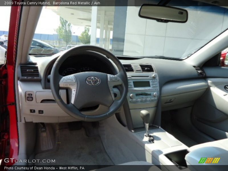 Barcelona Red Metallic / Ash 2009 Toyota Camry Hybrid
