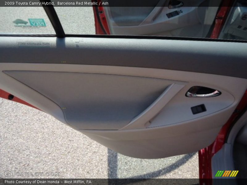 Barcelona Red Metallic / Ash 2009 Toyota Camry Hybrid