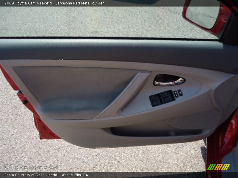 Barcelona Red Metallic / Ash 2009 Toyota Camry Hybrid