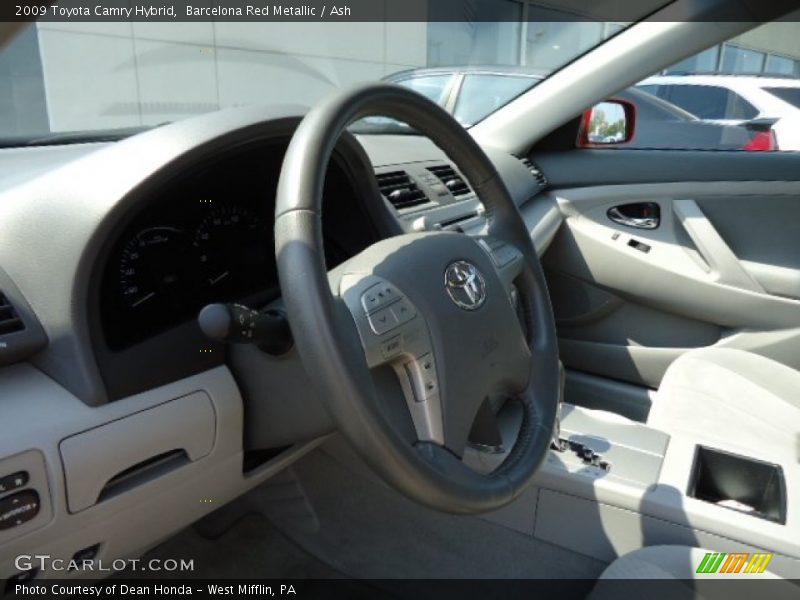 Barcelona Red Metallic / Ash 2009 Toyota Camry Hybrid