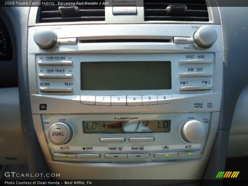 Barcelona Red Metallic / Ash 2009 Toyota Camry Hybrid