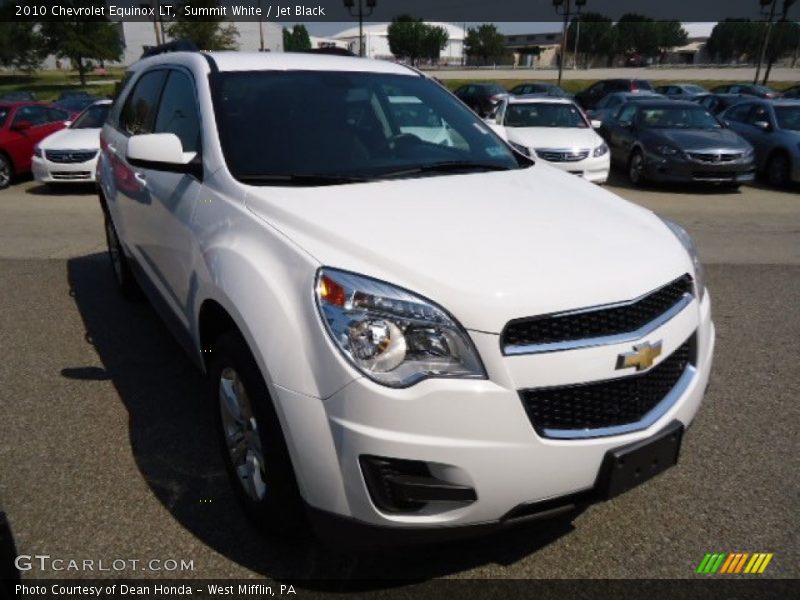 Summit White / Jet Black 2010 Chevrolet Equinox LT