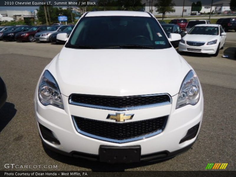 Summit White / Jet Black 2010 Chevrolet Equinox LT