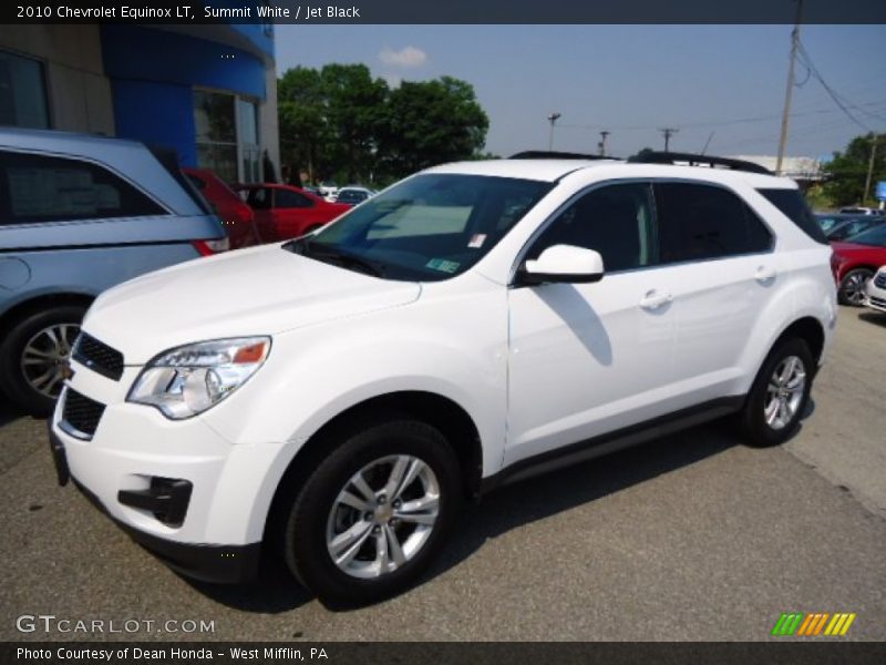 Summit White / Jet Black 2010 Chevrolet Equinox LT
