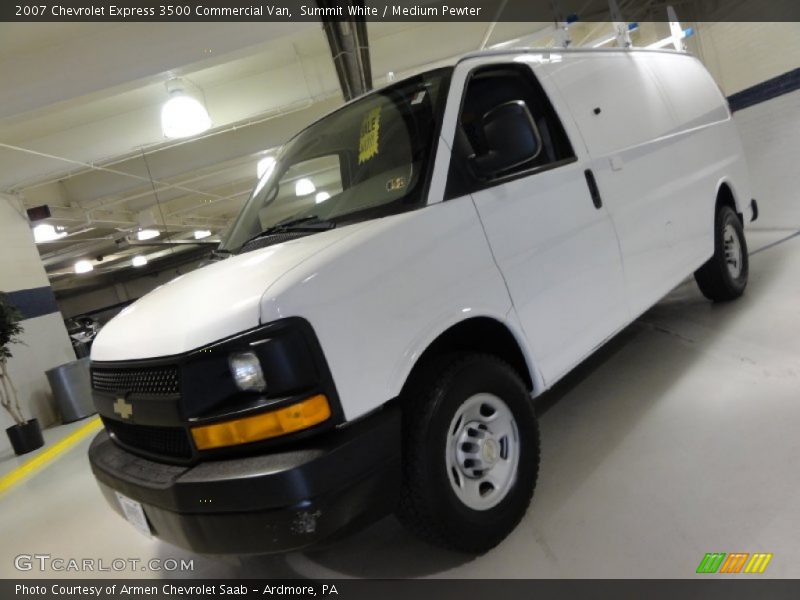 Summit White / Medium Pewter 2007 Chevrolet Express 3500 Commercial Van