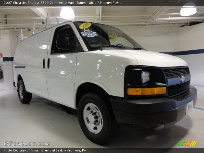 Summit White / Medium Pewter 2007 Chevrolet Express 3500 Commercial Van