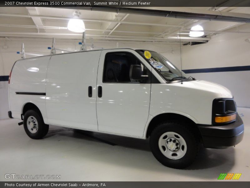 Summit White / Medium Pewter 2007 Chevrolet Express 3500 Commercial Van