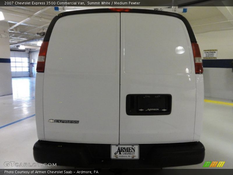 Summit White / Medium Pewter 2007 Chevrolet Express 3500 Commercial Van