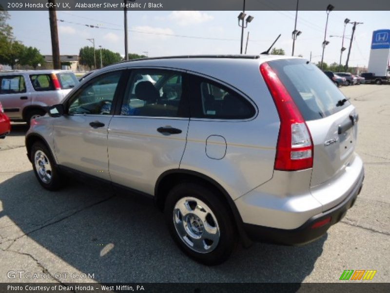 Alabaster Silver Metallic / Black 2009 Honda CR-V LX