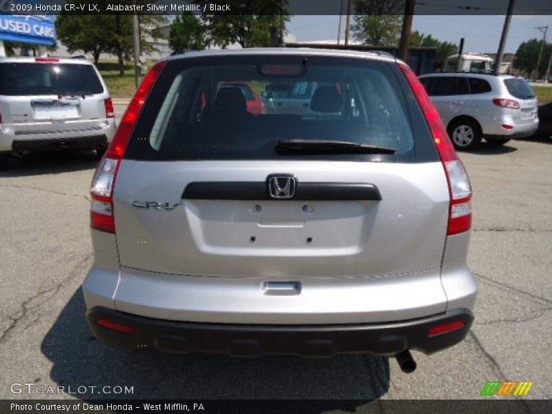 Alabaster Silver Metallic / Black 2009 Honda CR-V LX