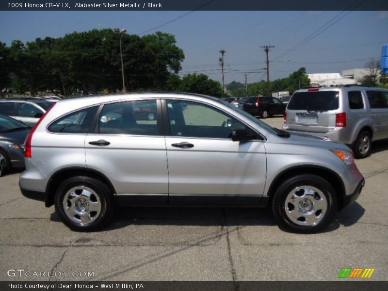 Alabaster Silver Metallic / Black 2009 Honda CR-V LX