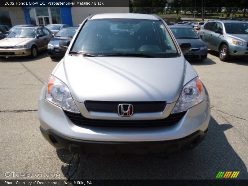 Alabaster Silver Metallic / Black 2009 Honda CR-V LX