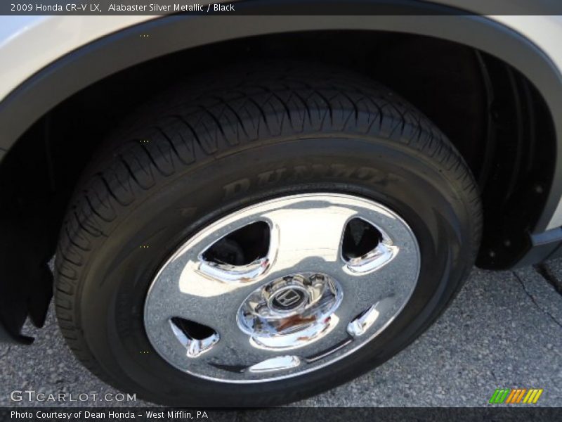 Alabaster Silver Metallic / Black 2009 Honda CR-V LX