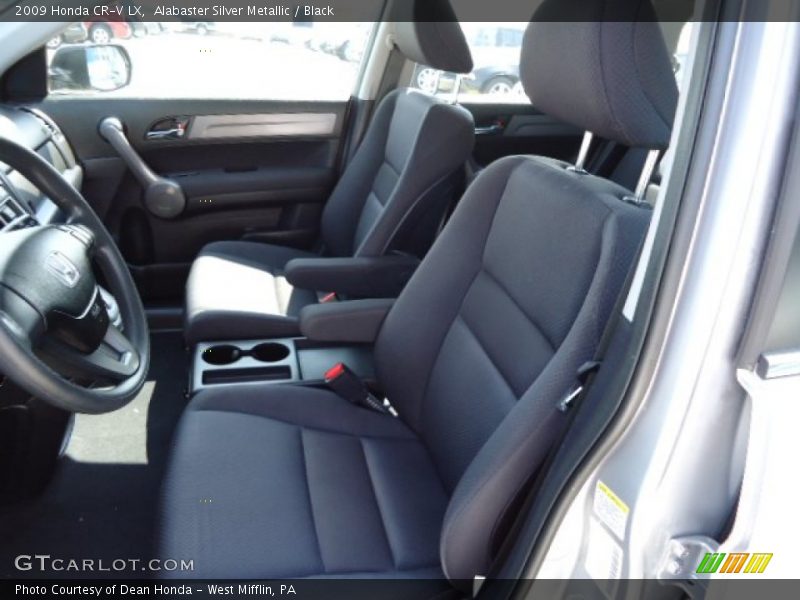 Alabaster Silver Metallic / Black 2009 Honda CR-V LX